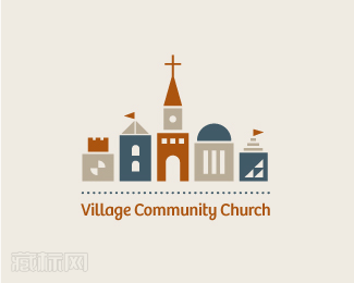 乡村教堂标志设计