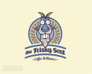 The Frisky Goat咖啡馆标志设计