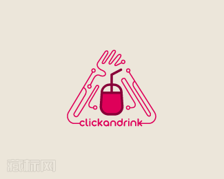 clickandrink鼠标品牌logo