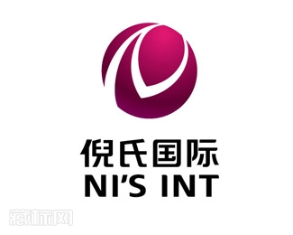 倪氏国际玫瑰产业logo设计