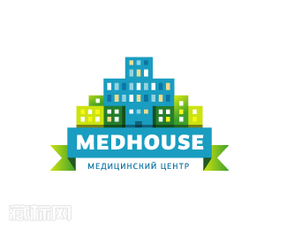 Medhouse医院标志设计