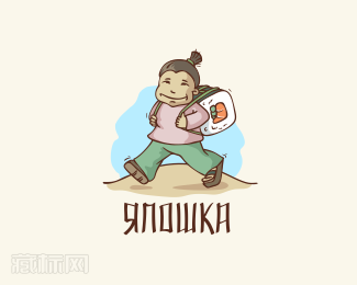 Yaposhka日本料理标志设计