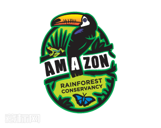Amazon亚马逊热带雨林标志设计