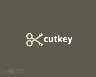 Cutkey保险公司标志设计