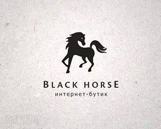 Black Horse精品店logo设计