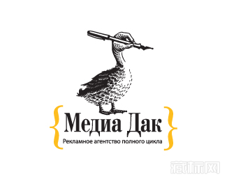 Media duck广告公司logo设计