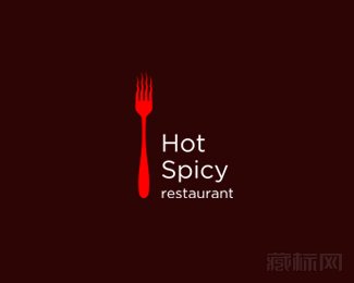 hot spicy热辣餐厅标志设计