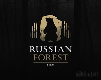 Russian Forest Film俄罗斯森林电影logo设计