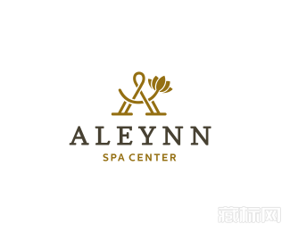 aleynn水疗美容中心商标设计