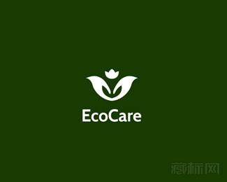 EcoCare花标志设计