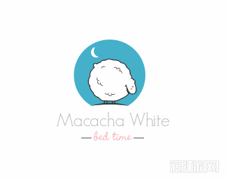 Macacha White羊毛床垫标志设计