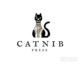 Catnib Press钢笔商标设计