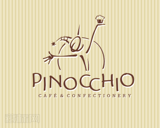 PINOCCHIO咖啡厅商标设计