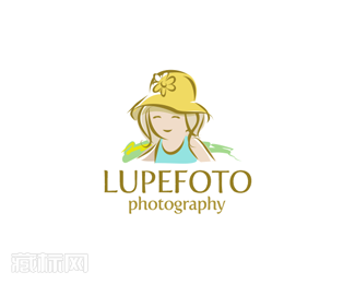 Lupefoto儿童摄影logo设计