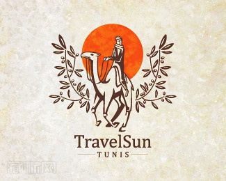 TravelSun艺术工作室logo