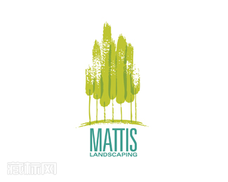 Mattis景观公司logo