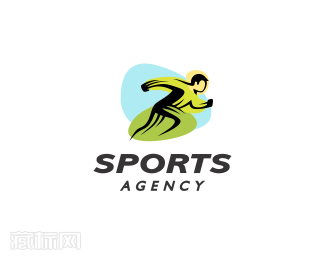 Sports agency运动机构logo设计