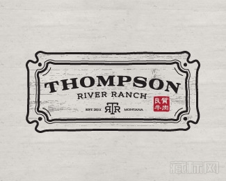 Thompson农场标志设计