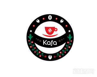 KAFA咖啡标志设计