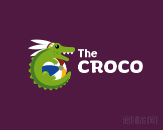 Th Croco儿童玩具标志设计