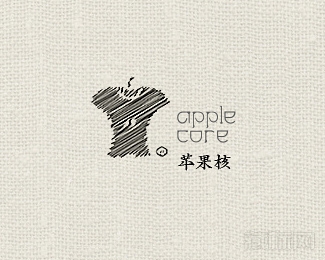 Apple Core休闲服装logo设计