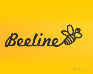 Beeline蜂蜜logo设计