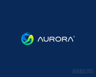 Aurora电子音响品牌标志设计