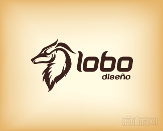 Lobo狼设计工作室logo