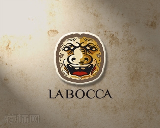 La Bocca意大利餐厅标志设计
