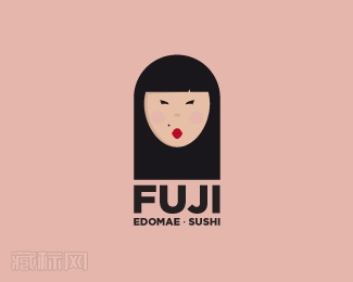 Fuji日本餐厅logo设计