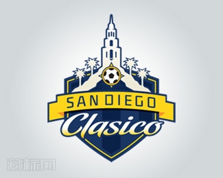 圣地亚哥clasico足球俱乐部logo设计