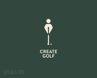 Create Golf高尔夫球场标志设计
