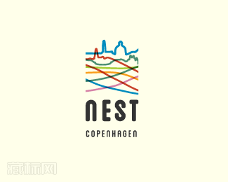nest设计工作室logo设计