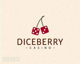 Diceberry赌场商标设计