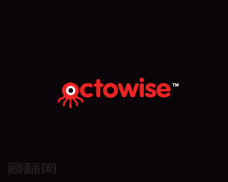 octowise章鱼标志设计