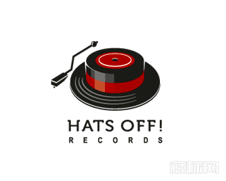 hatsoff!音乐酒吧logo设计