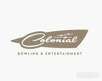 Colonial保龄球logo设计