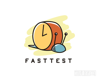 Fasttest蜗牛闹钟logo设计