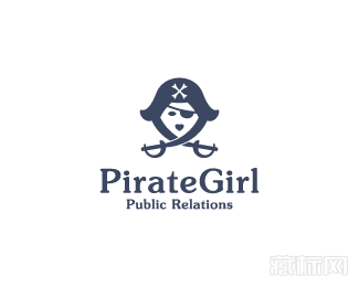 Pirate Girl品牌营销公司标志设计