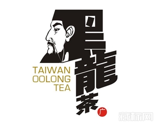 黑龙茶饮连锁标志设计