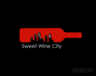 Sweet Wine City葡萄酒公司logo
