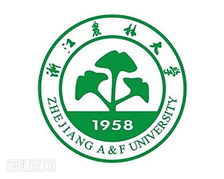 浙江农林大学校徽logo图片意义