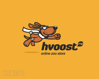 Hvoost宠物用品在线商店logo设计