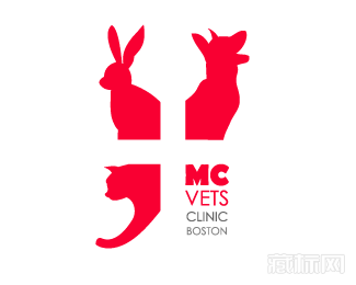 MC Vets兽医logo设计