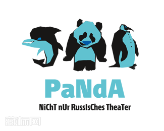 Panda Theatre熊猫剧院标志设计