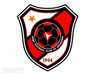 深圳红钻足球俱乐部队徽logo含义