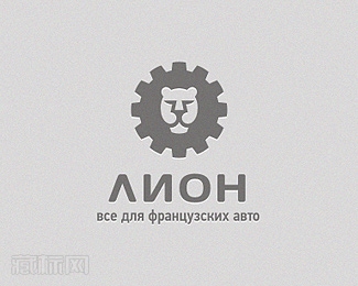 LION狮子机械公司logo设计