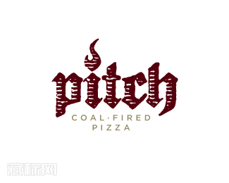 Pitch披萨标志设计