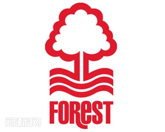 诺丁汉森林足球俱乐部Nottingham Forest Football Club队徽logo设计含义