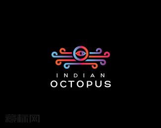 Indian Octopus印度章鱼贸易公司logo设计
